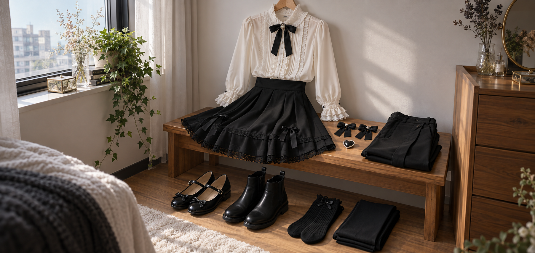 Jirai kei bez mini i wysokich platform: stylizacja na cały dzień