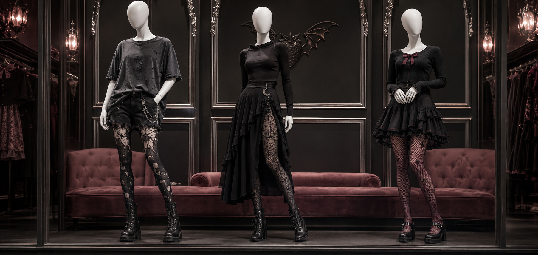 Jak nosić kabaretki? 7 stylizacji od grunge po Dark coquette