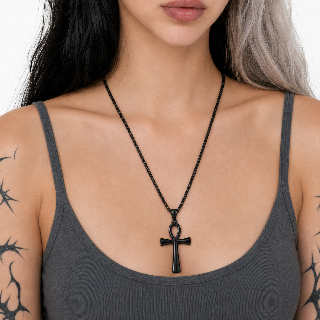 Naszyjnik z Krzyżem Ankh „Eternal Life”