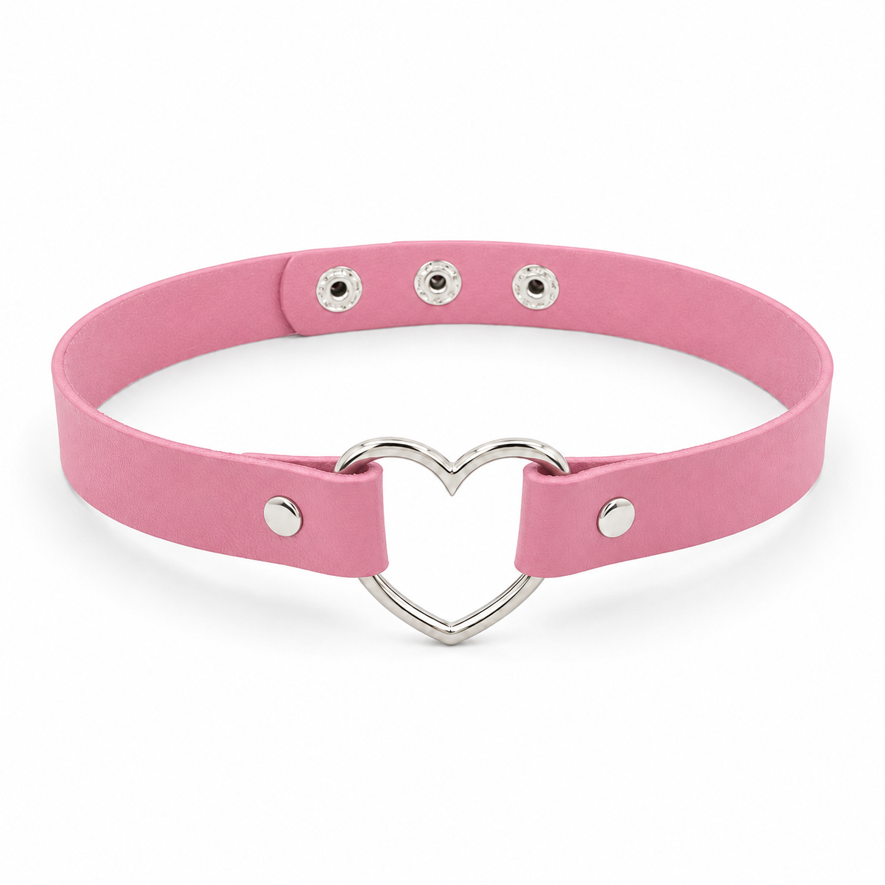 Choker z Metalowym Sercem „Heartbound”