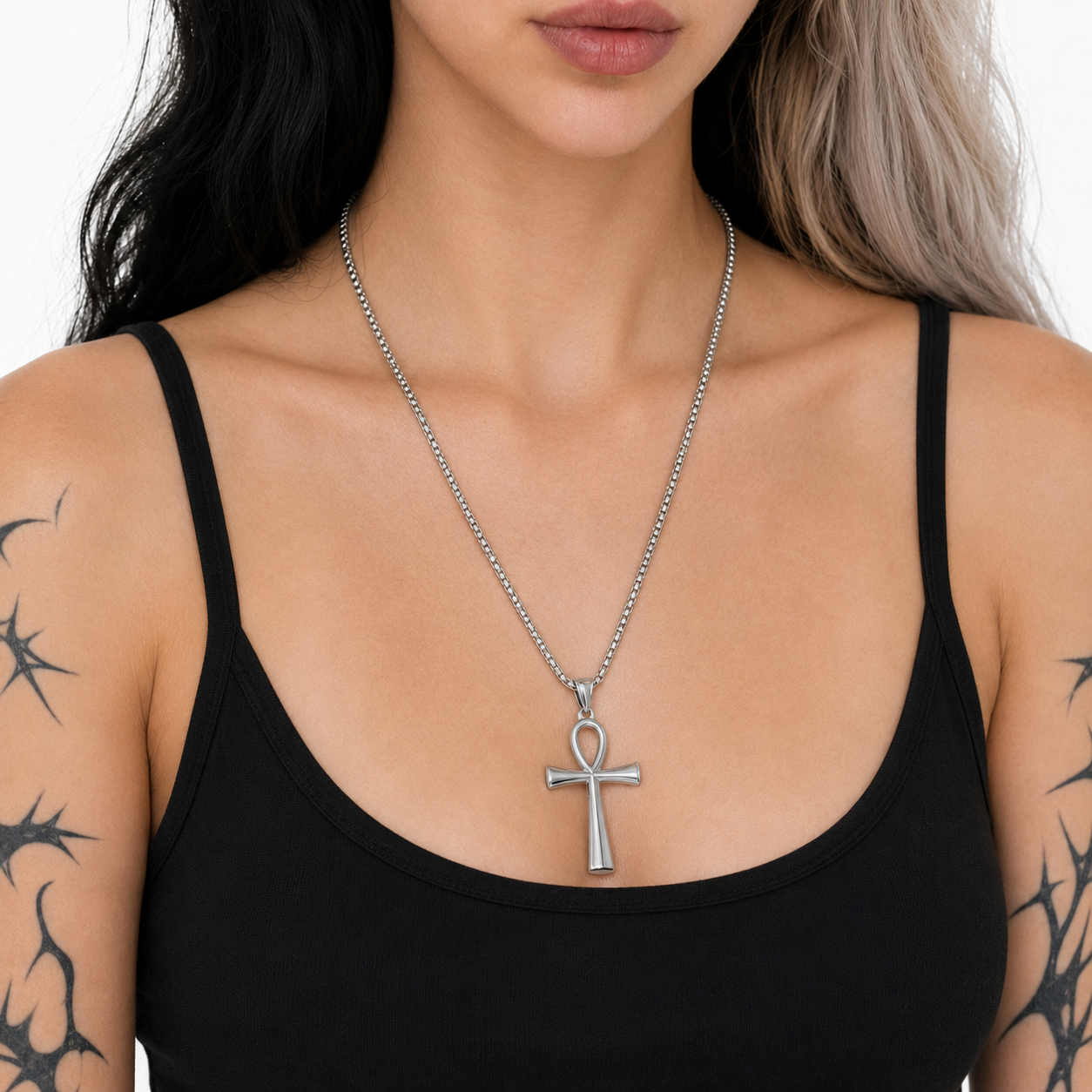Naszyjnik z Krzyżem Ankh „Eternal Life”
