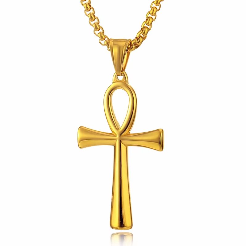 Naszyjnik z Krzyżem Ankh „Eternal Life”