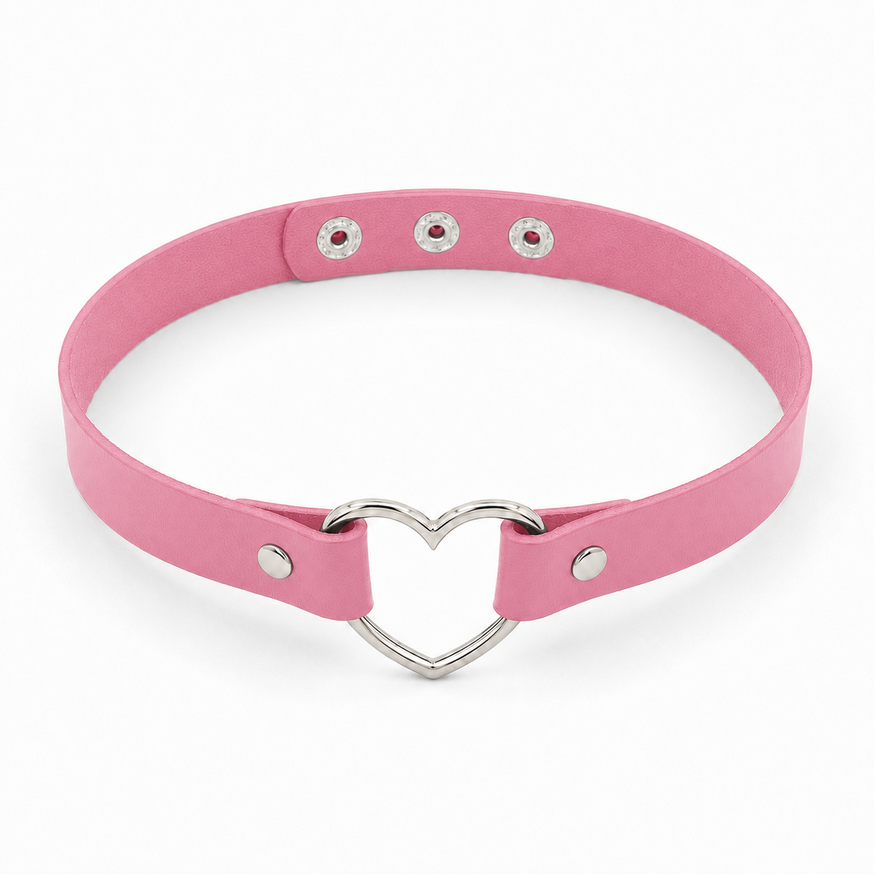 Choker z Metalowym Sercem „Heartbound”