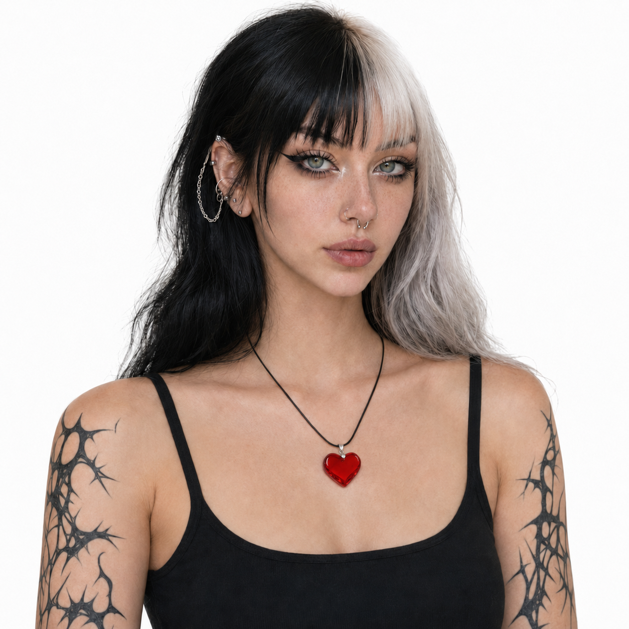 Naszyjnik z Czerwonym Sercem „Cherry Crush”