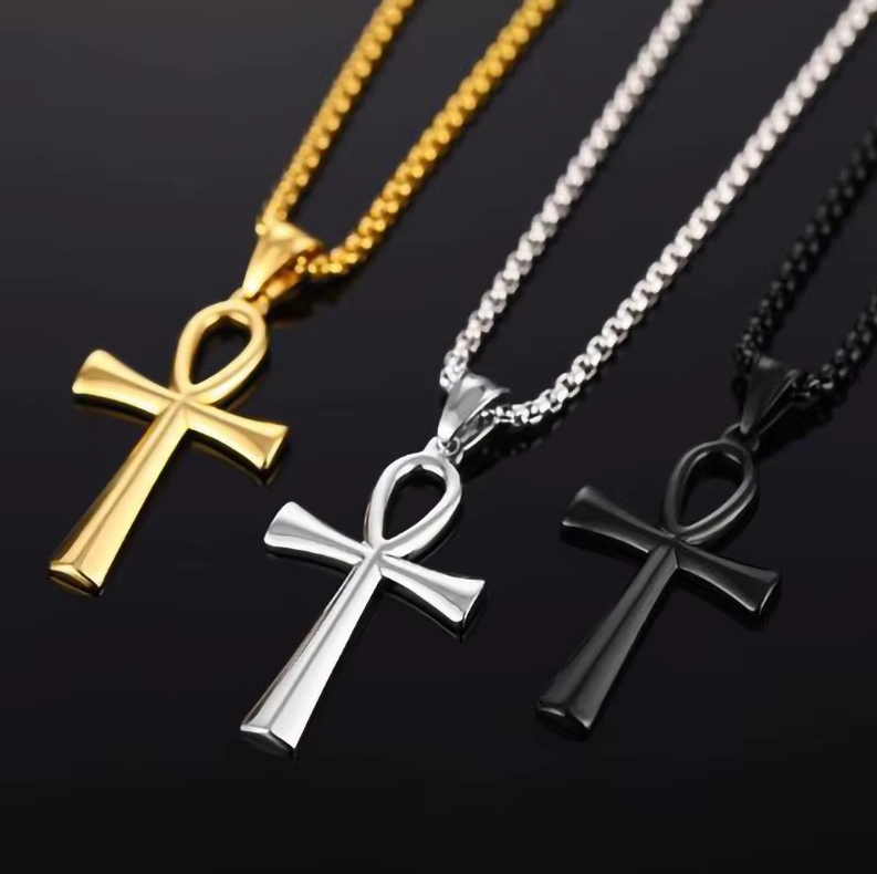 Naszyjnik z Krzyżem Ankh „Eternal Life”