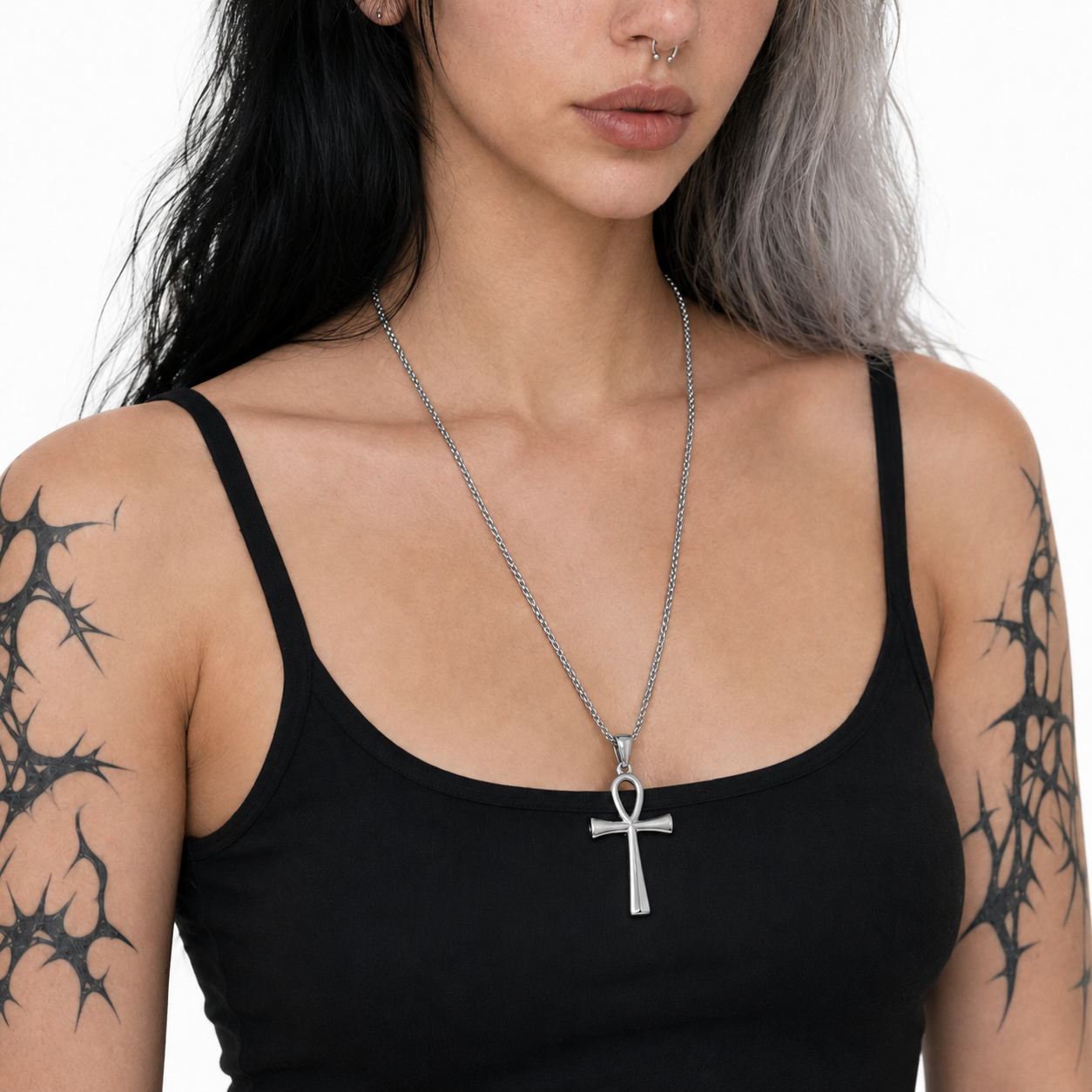 Naszyjnik z Krzyżem Ankh „Eternal Life”